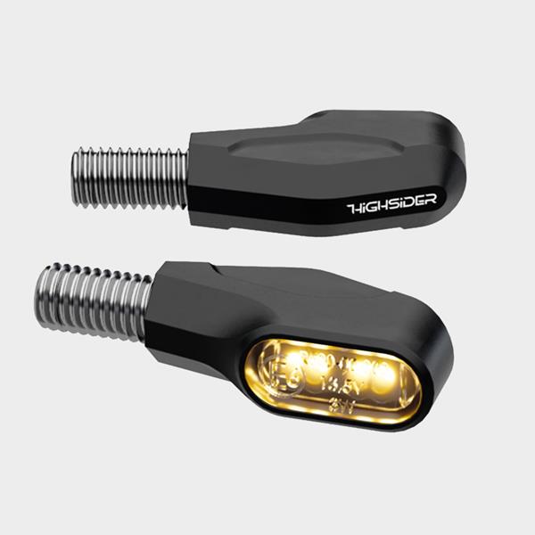 LED-Blinker "E" VENTURA-X, schwarz