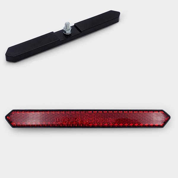MotoPro Rückstrahler rot 132mm x 13mm