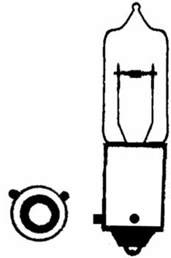 Halogenlampe 12V 21W BAY9S NARVA passend für Beta