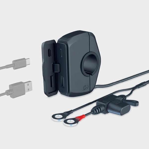 Oxford USB Bordsteckdose flach