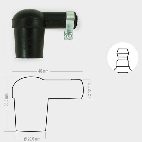 Gummikerzenstecker