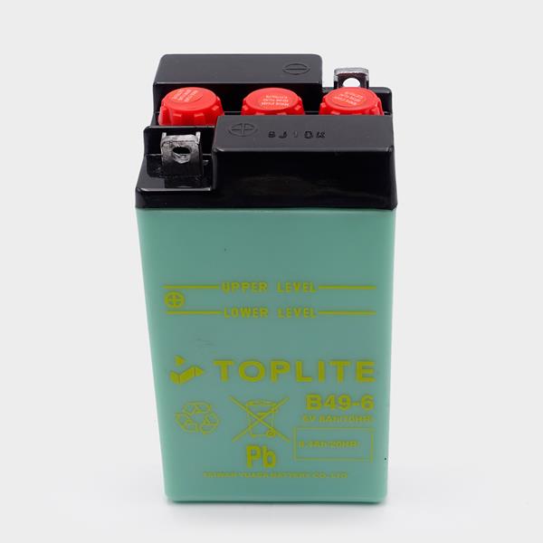 Toplite Motorradbatterie B49-6 6V 8Ah passend für BMW