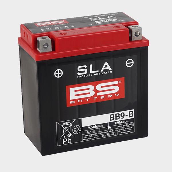 BS Battery Motorradbatterie BB9-B 12V 9Ah