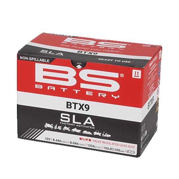 BS Battery Motorradbatterie BTX9 12V 8Ah