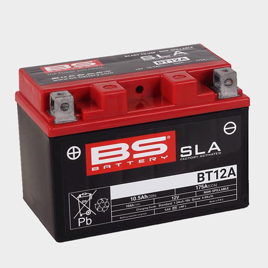 BS Battery Motorradbatterie BT12A 12V 10Ah
