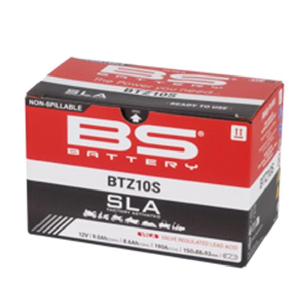 BS Battery Motorradbatterie BTZ10S 12V 8,6Ah