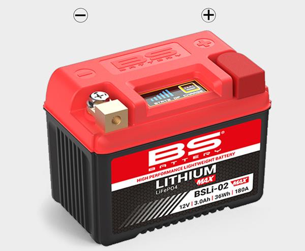 BS Battery Motorradbatterie BSL 12V 3Ah Lithium