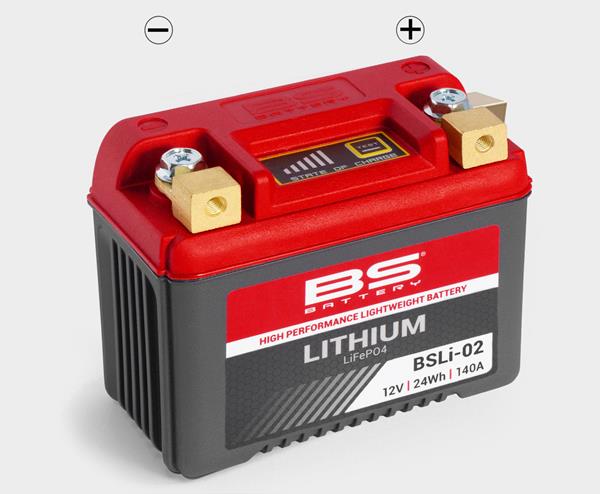 BS Battery Motorradbatterie BSL 12V 2Ah Lithium