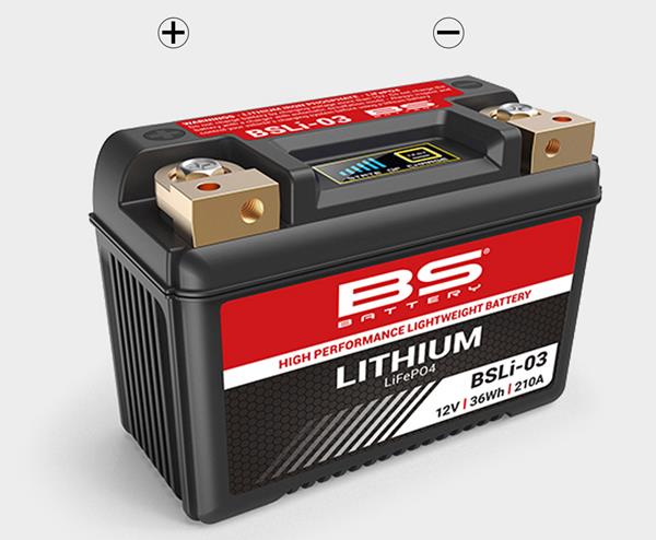 BS Battery Motorradbatterie BSL 12V 3Ah Lithium