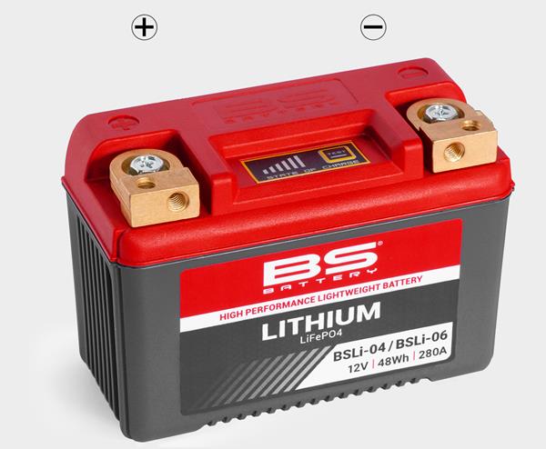 BS Battery Motorradbatterie BSL 12V 4Ah Lithium