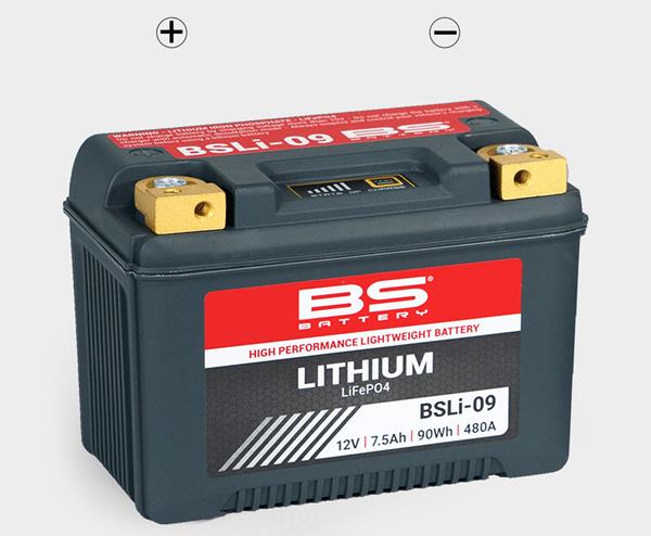 BS Battery Motorradbatterie BSL 12V 7,5Ah Lithium