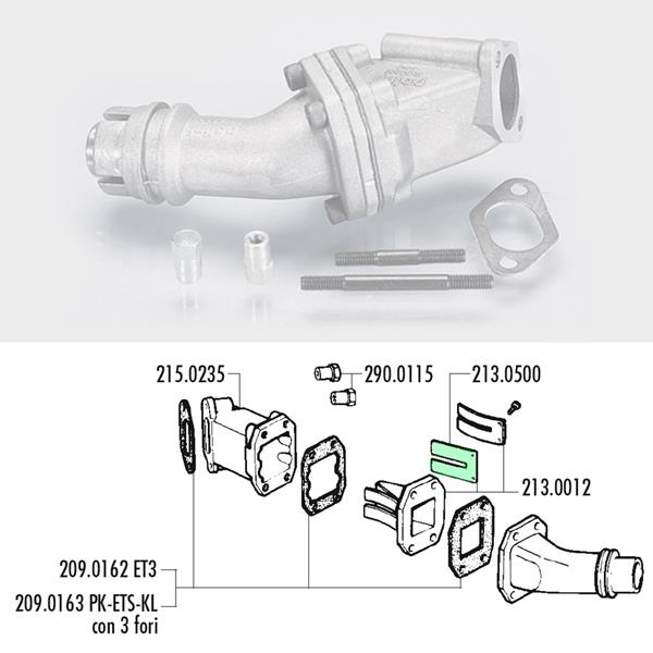 Membranblatt lose für Mono Membran passend für Vespa