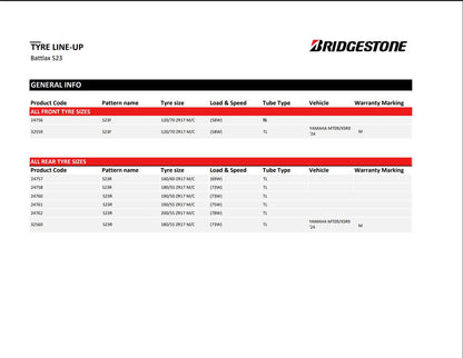 Bridgestone Battlax S23
