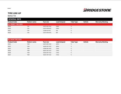 Bridgestone Battlax T33