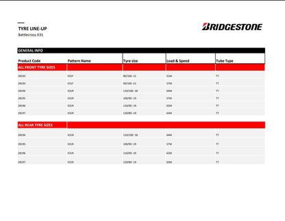 Bridgestone Battlecross X31