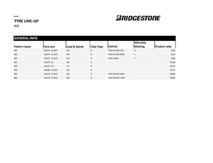 Bridgestone Hoop B02