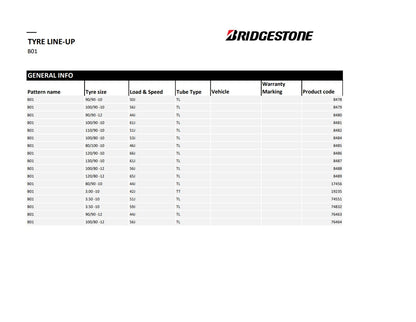 Bridgestone Hoop B01