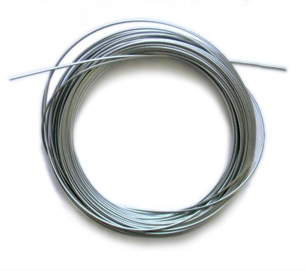 Bowdenlitze Seil verzinkt 25m Ø 2,5mm