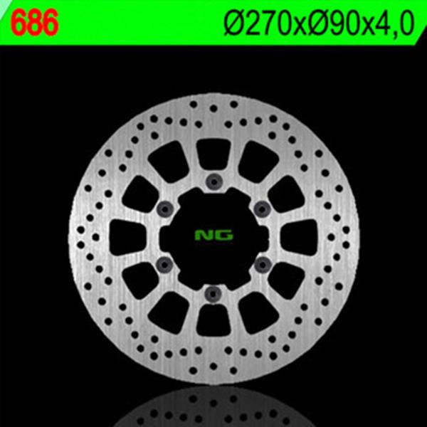 Bremsscheibe NG686 passend für Malaguti