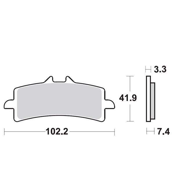 BRAKING RACING Bremsklotz 930 (SBS 841)