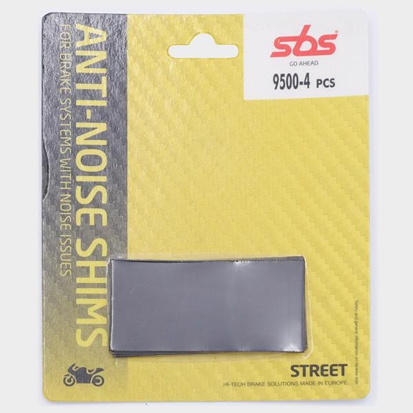 SBS Gummi-Shims für Bremsklötze 4 Stück