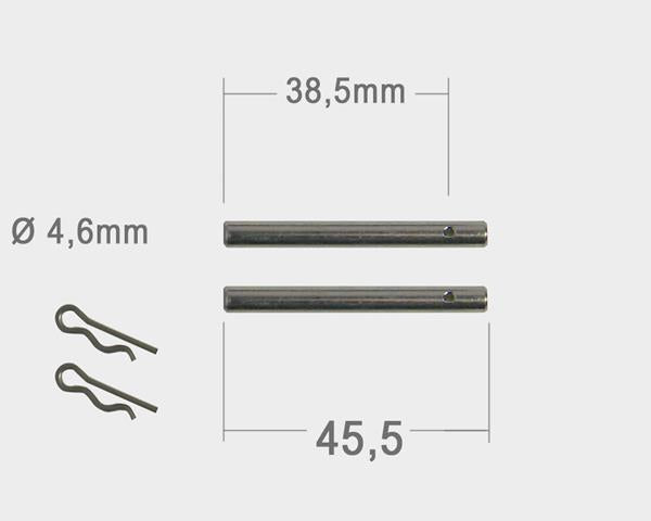 Bremsklotzbolzen Set PPS-908 passend für Kawasaki und Suzuki
