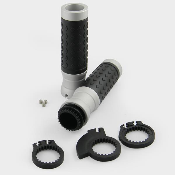 GriffSet ALU/Gummi mit 3 Gaszugadapter