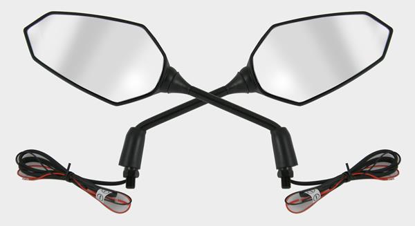 Spiegelset universal schwarz