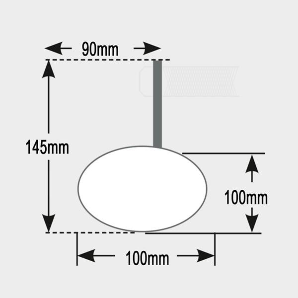 Lenker-Klemmspiegel Montana Slim schwarz