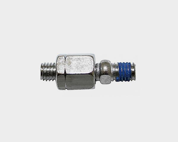 Spiegeladapter M8 Linksgewinde chrom