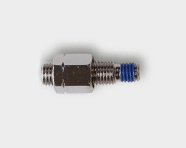 Spiegeladapter M10 Linksgewinde chrom