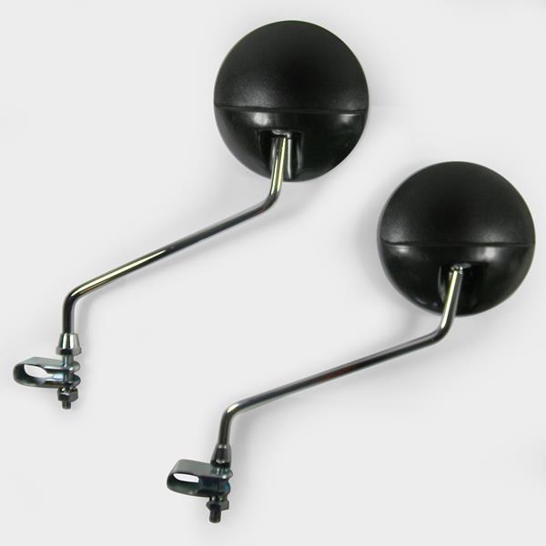 Mopedspiegel universal rund klar 2Stk
