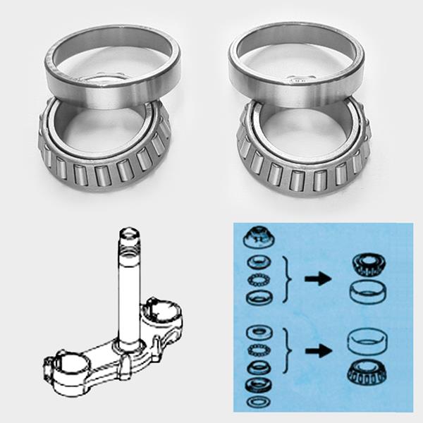 Kegelrollenlagerset SSK100 passend für Kawasaki und Suzuki