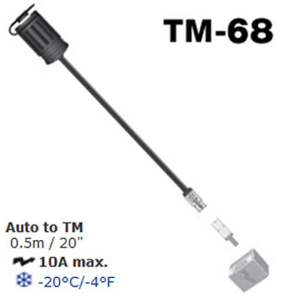 Einbausteckdose f. Zigarettenanz. TM-68