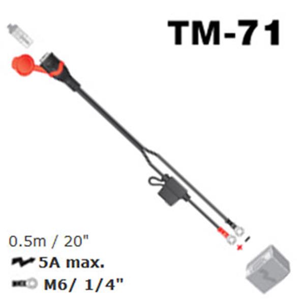 TecMate Anschlusskabel+Kappe TM-71