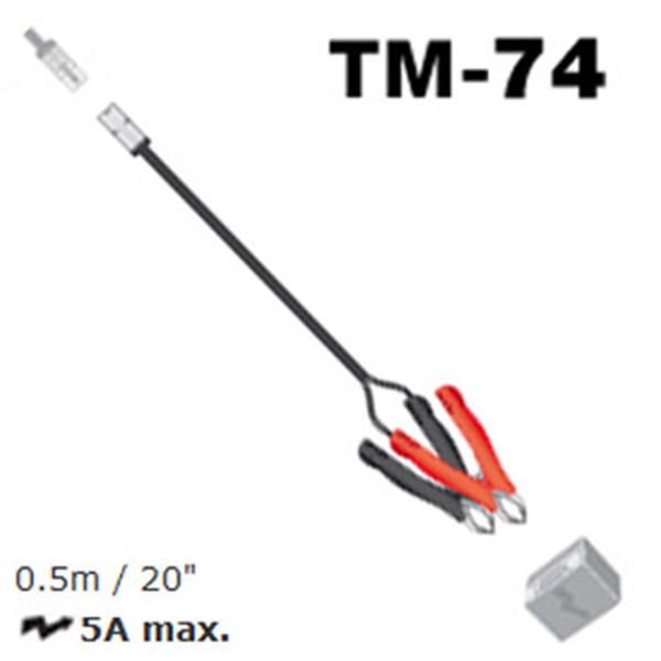 Anschlusskabel mit Klemmen TM-74