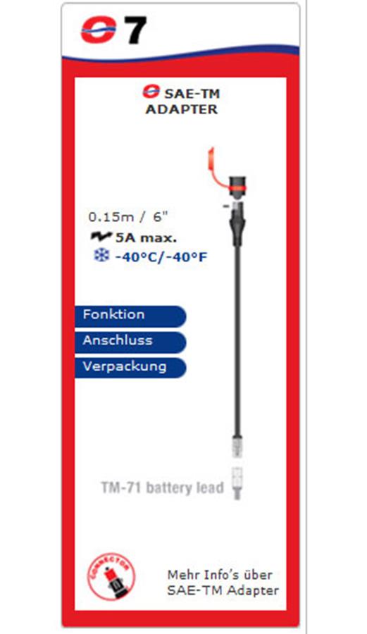 Adapterkabel SAE->TecMate (Nr.7)