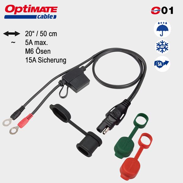 Anschlusskabel SAE mit Ösen M6/M8 (Nr.1)