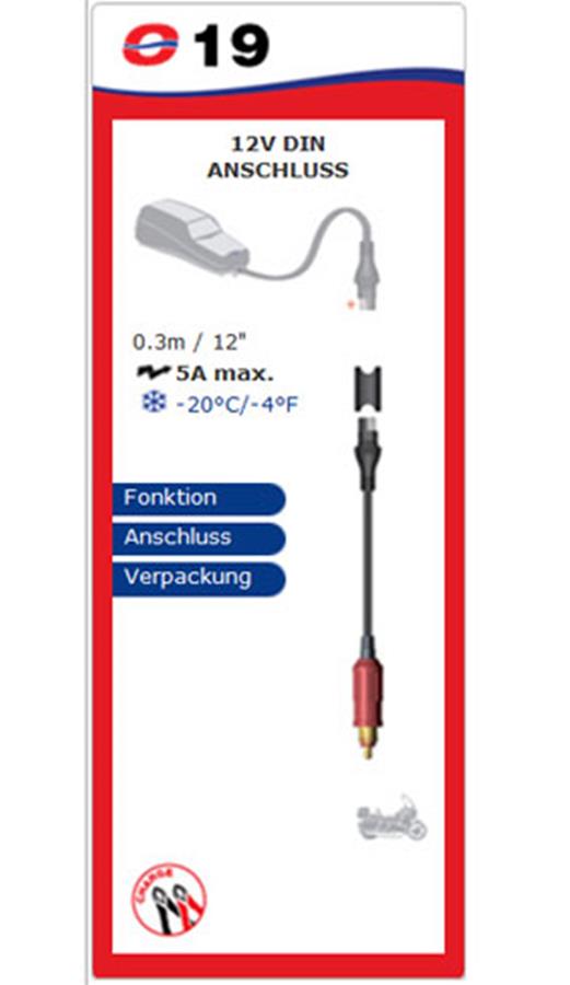 Anschlusskabel mit DIN Stecker (Nr.19)