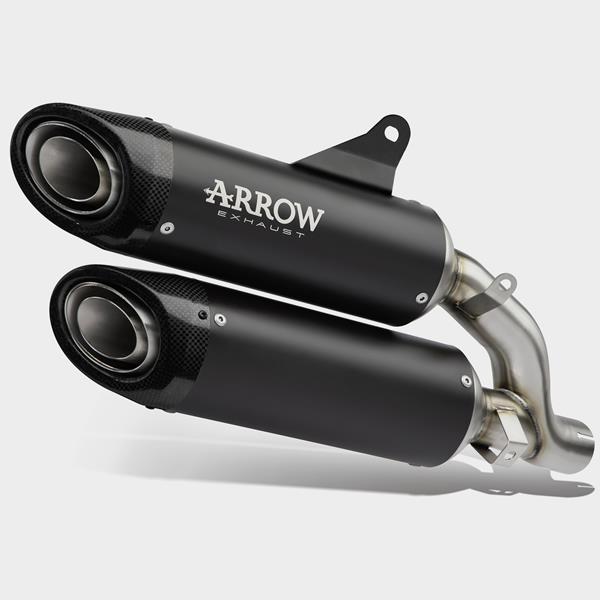 Arrow Round Sil Titanium Dark 77504PRN passend für Ducati