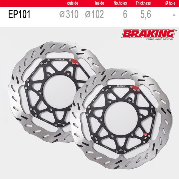 Braking Bremsscheibenset EP101L/R passend für Suzuki