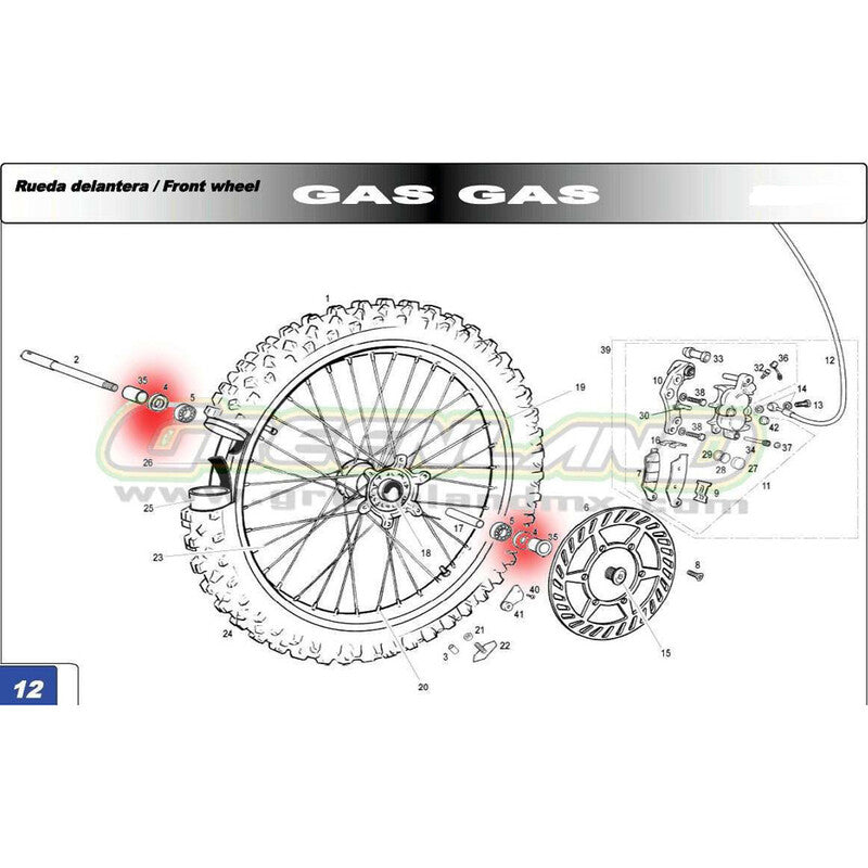 Gas Gas Originalteil C160710