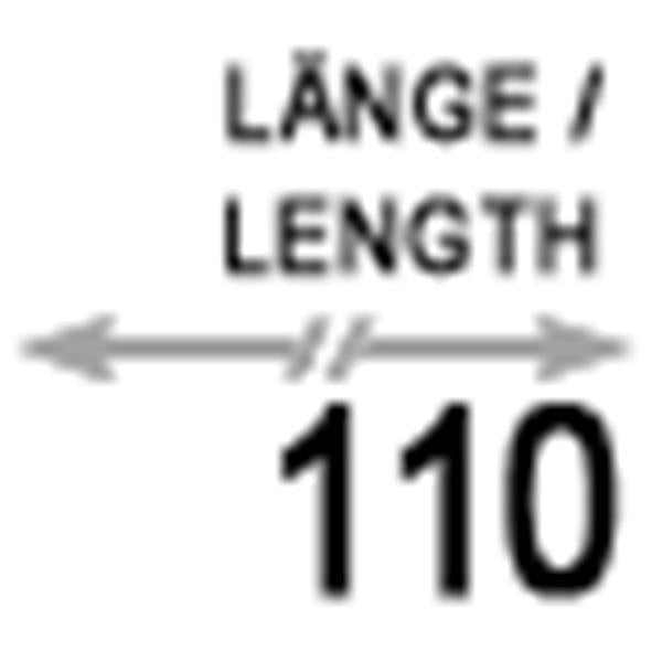 LighTech Schaltstange Alu schwarz 110mm