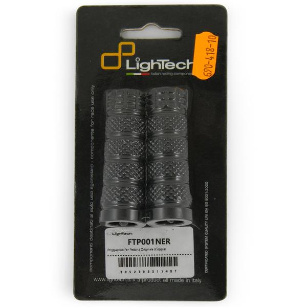 LighTech Fußraste Alu silber 1 Paar