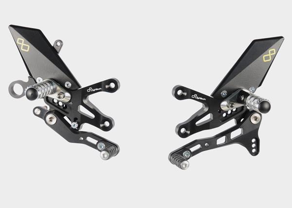 LighTech RastenanlageRSV4/Tuono V4 `18- passend für Aprilia