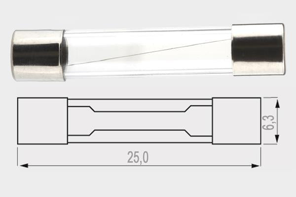Sicherung 7Amp. 25mm