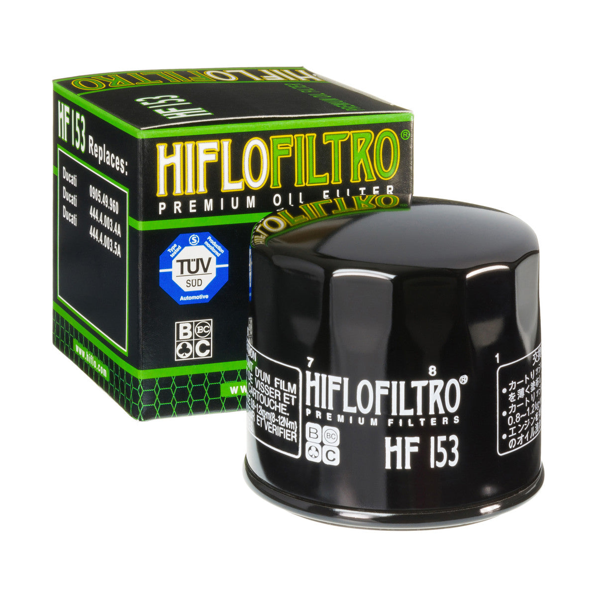 HifloFiltro HF153 Ölfilter passend für Ducati, Bimota und Cagiva