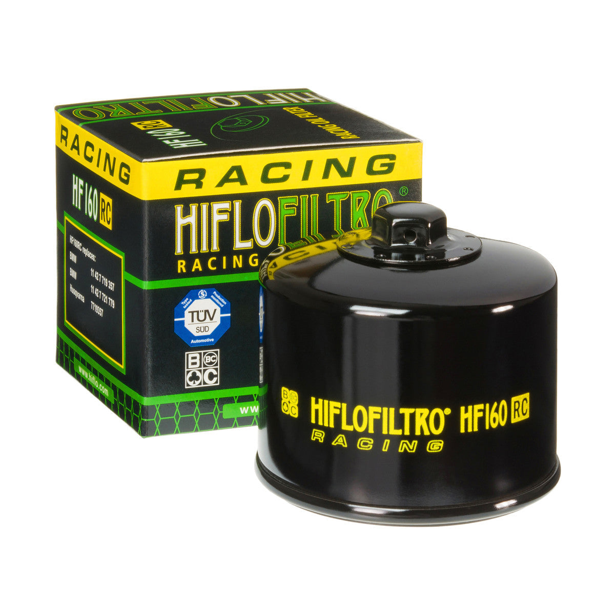 HifloFiltro HF160 Ölfilter passend für BMW, Husqvarna und Bimota
