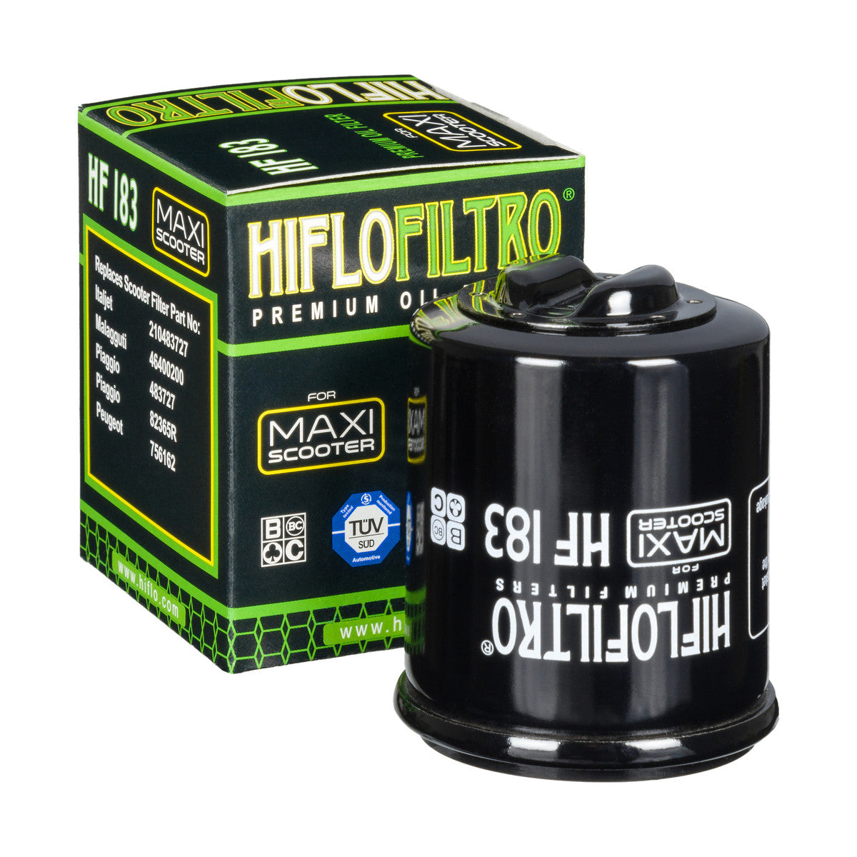 HifloFiltro HF183 Ölfilter passend für Aprilia, Piaggio und Benelli