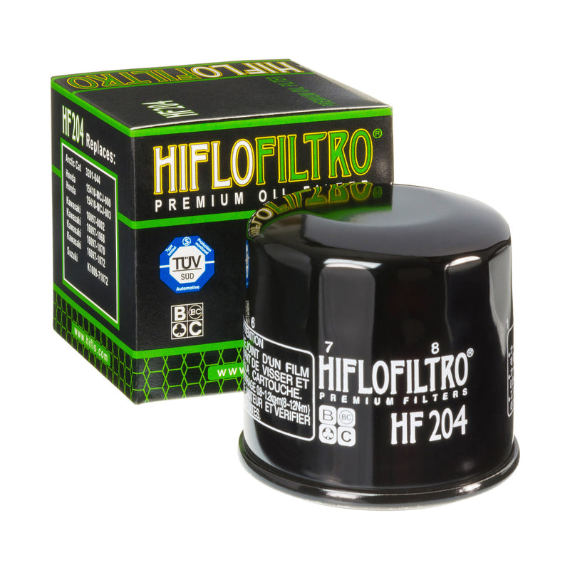 HifloFiltro HF204 Ölfilter passend für Honda, Kawasaki und Yamaha